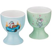 набор подставок под яйцо из 2 шт. коллекция милая коровка 4,5*6,5 см