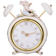 часы настольные кварцевые 11*6*14,5 см. диаметр циферблата=8 см (кор=24шт.)