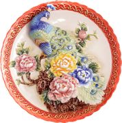 тарелка настенная декоративная диаметр=25 см. высота=5 см. (кор=12шт.)