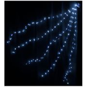 гирлянда хвост 200led, 10нитей, 2м, цвет белый холодный, без батареек (кор=100шт.)