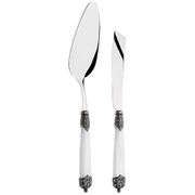 набор для торта из 2-х предметов mirage white pearl