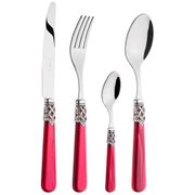 набор столовых приборов ginevra bordeaux   на 6 персон 24 пр.