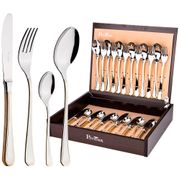 набор столовых приборов america oro на 6 персон 24 пр.