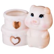 подставка для зубочисток свинка высота=6,5 см. (кор=288шт.)