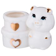 подставка для зубочисток свинка высота=6,5 см. (кор=288шт.)