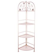 этажерка угловая  4 полки 49*34*158 см (кор=2 шт.)