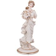 статуэтка декоративная времена года весна 15*15 см. высота=35 см.