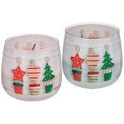 ароматическая свеча в стакане новогоднее настроение