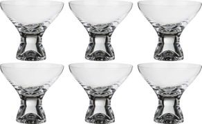 набор креманок из 6 шт. самба 330 мл высота=10 см (кор=8набор.)