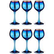 набор рюмок из 6 шт. лавандовый аметист 65 мл