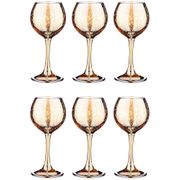 набор рюмок из 6 шт. медовый весенний 65 мл