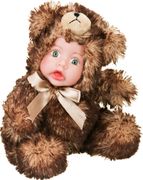 кукла зверята высота=15 см.