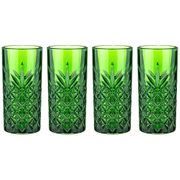 набор стаканов из 4 шт.timeless малахит 295 мл