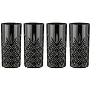 набор стаканов из 4 шт.timeless черный оникс 295 мл