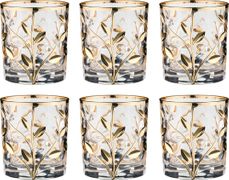 набор стаканов для виски лаурус из  6шт. 300 мл.высота=9,5 см.