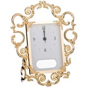 часы настольные 27*10 см.высота=31 см.циферблат 12*17 см.