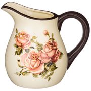 кувшин корейская роза 18*13 см. высота=16,5 см. / 1150 мл. (кор=16шт.)