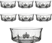 набор для фруктового салата черешня 7 предметов диаметр=12/21 см.