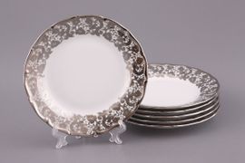 набор тарелок из 6 шт.кружево диаметр=19 см.