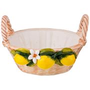 фруктовница корзина с лимонами 28*26 см высота=17 см 