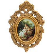 картина полотно 18*23 см. багет 36*52 см.