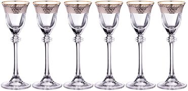 набор рюмок из 6 шт. александра 60 мл.высота=18 см.