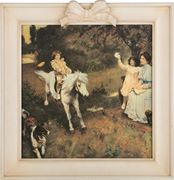 картина полотно 36*36 см.багет 46*46 см.