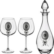 набор 3 пр.: штоф+ 2 бокала 750/800 мл. высота=33/23 см.