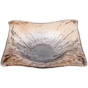 блюдо artesana black/amber 24х24см