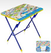 Стол от компл."КУ1" детск скл с рис первоклашка на синем СУ1 СУ1