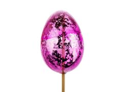 Яйцо пасхальное на вставке (пластик), 7х50см цветФуксия Арт.K30493 (кор.) K30493
