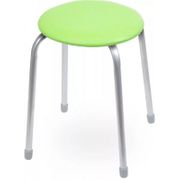 Табурет "Классика 2" на 4-х опорах темно серый(круглое сидение) ТК02