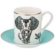 КОФЕЙНЫЙ НАБОР НА 1 ПЕР. "СЛОН" 2 ПР. 100МЛ МАЛ.УП. 12ШТ (КОР=48НАБ.) 97-614