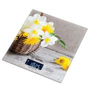 ВЕСЫ КУХОННЫЕ "КОРЗИНА С ЦВЕТАМИ" HOTTEK HT-962-034 18*20СМ, МАКС.ВЕС 7КГ (КОР=12ШТ.)