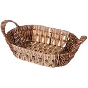 КОРЗИНКА С РУЧКАМИ КОЛЛЕКЦИЯ "НАТУРЕЛЬ" 28*20*6/9 СМ (КОР=100 ШТ.) 109-233