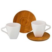 КОФЕЙНЫЙ НАБОР НА 2 ПЕРСОНЫ 4ПР. 90 МЛ (КОР=24ШТ.) 587-112