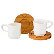 КОФЕЙНЫЙ НАБОР НА 2 ПЕРСОНЫ 4ПР. 90 МЛ (КОР=24ШТ.) 587-121