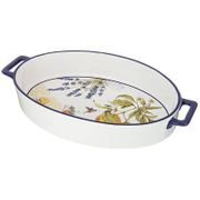 БЛЮДО ОВАЛЬНОЕ С РУЧКАМИ "ПРОВАНС ЛИМОНЫ" 36,5*21*6 СМ - 104-577