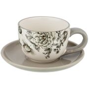 ЧАЙНЫЙ НАБОР НА 1 ПЕРСОНУ "ВДОХНОВЕНИЕ" 15*15 СМ. ВЫСОТА=7 СМ. / 220 МЛ. (КОР=36НАБ.) 358-1580