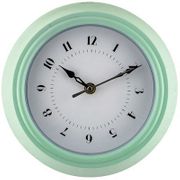 ЧАСЫ НАСТЕННЫЕ КВАРЦЕВЫЕ "LOVELY HOME" 21,5*21,5*7,5 СМ ЦВЕТ:САЛАТОВЫЙ (КОР=6ШТ.) 220-351
