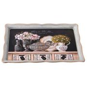 ПОДНОС КОЛЛЕКЦИЯ "СТАРИННЫЙ ПРОВАНС" 30*21 СМ (МАЛ-12/КОР=24ШТ.) 106-537