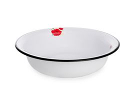 Блюдо эмалированное 2л "Алые маки" Лысьва - С-0810/5