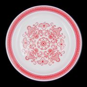 Блюдо эмалированное 2л с орнаментом "Индийский" СТАЛЬЭМАЛЬ - С0808.0х66