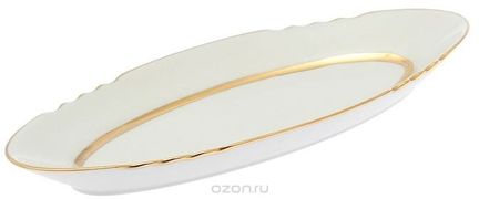 Селедочница 300мм Вырезной край "Монреаль" ДУЛЕВСКИЙ ФАРФОР - 2512