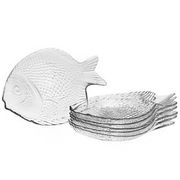 Набор блюд для рыбы "MARINE" 250х206мм 6шт PASABAHCE (БОР) - 10257/243053