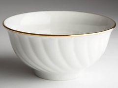 Салатник 700мл "голубая роза" ДУЛЕВСКИЙ ФАРФОР - 35202