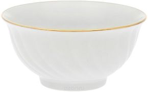 Салатник 700мл "Голубая роза" Отводка золотом ДУЛЕВСКИЙ ФАРФОР - 028882