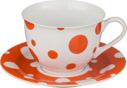 Чайный набор на 1 персону 2 пр.горошки 500 мл.высота=9 см.