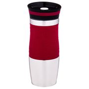 Термокружка agness 380 мл с кнопкой-стоппером (кор=30шт.)