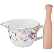 Ступка мадлен с деревянным пестиком (кор=24шт.)